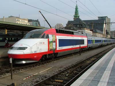 TGV in HSBC advertising livery