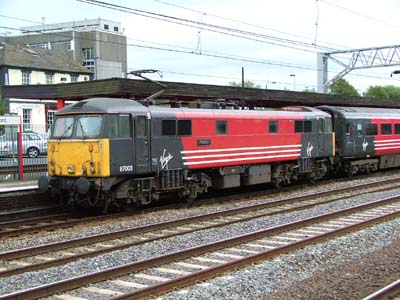 87003 'Patriot' at Stafford