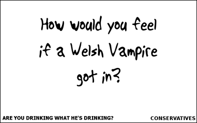 How would you feel if a Welsh vampire got in?