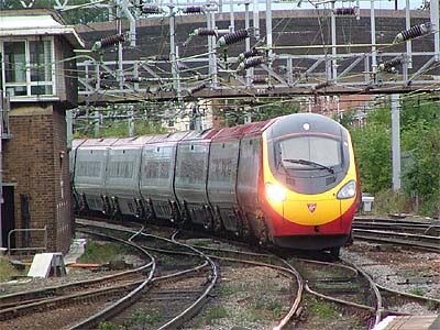 Virgin Pendolino at Stafford